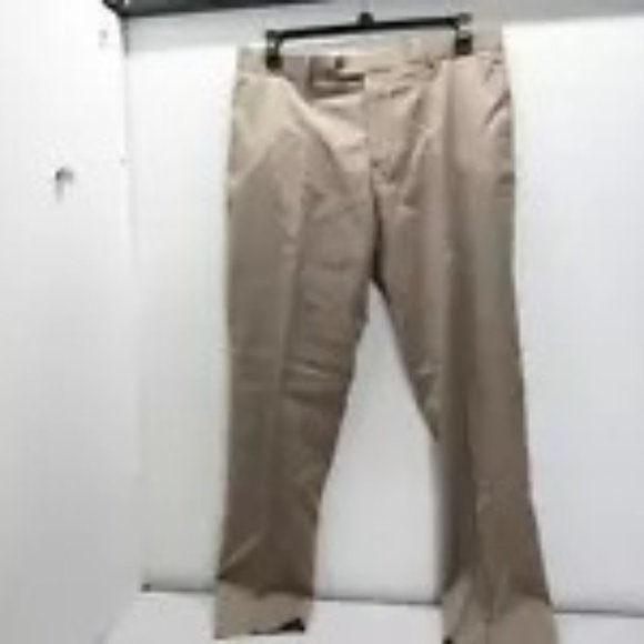 NEW  BROOKS BROTHERS Classic Fit Wool 1818 Men's Dress Pants Size 34 x 32 Tan - Picture 4 of 4